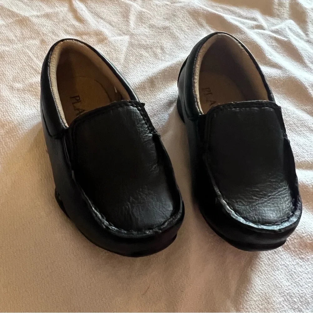 🔴Boys Palace black dress loafers size 5.